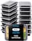 Markq [15 Pack] - 32 oz Meal Prep Containers with Lids - 1 Compartment Plastic Food Storage Containers - Lunch Boxes