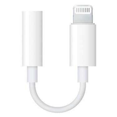 Apple Lightning To 3.5mm Headphone Jack Adapter White
