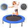 H Pro Silent Fitness Mini Trampoline, Indoor Rebounder For Kids &amp; Adults, Best Urban Cardio Jump Fitness Workout Trainer