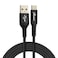 mpBLBERRI BLB-U326 Type-C USB Metal Cable 1 Meter, Black