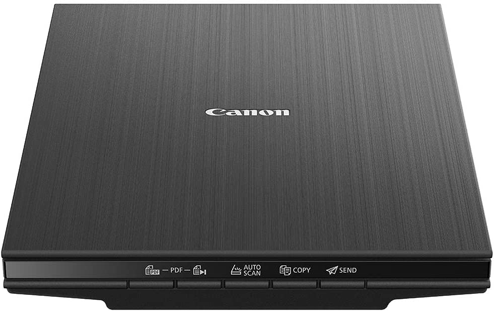 Canon LiDE 400 Scanner CanoScan Flachbettscanner DIN A4 (4.800 x 4.800 Dpi, 5 Scantasten, Stromversorgung &uuml;ber USB, ca. 8 s/Farbseite 300 Dpi, 48 Bit interne Farbtiefe), Schwarz