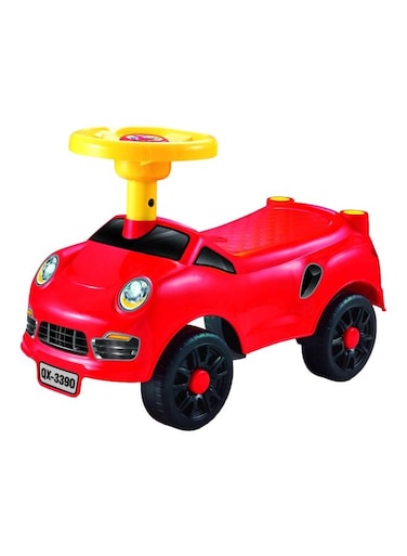 Qunxing Cartoon Stroller Play Vehicle Red