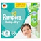 Pampers Aloe Vera Taped Diapers, Size 6, 13+kg, Jumbo Box, 58 Diapers