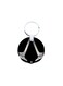 Assassin's Creed Logo Printed Keychain Black/Grey
