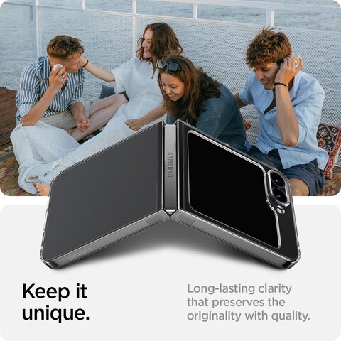 Spigen Air Skin designed for Samsung Galaxy Z Flip 6 case cover (2024) - Crystal Clear