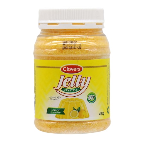 Clovers Jelly Crystal Lemon Dessert Mix 400g