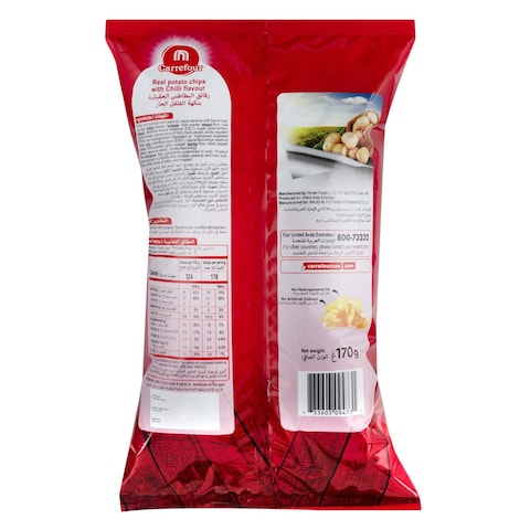 Carrefour Chilli Potato Chips 170G