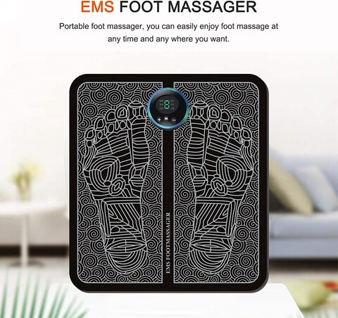 Generic EMS Massager Electric Leg Massager Pressure Relief Pain Relief Relaxing Blood Circulation Massager Pad