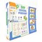 FITTO Window Art Paint for Kids - 6pcs Non-Toxic Paint with Reusable Stencils and Brushes for Creative Fun, Dinosaur
