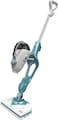 Black+Decker 2-In-1 Steam-Mop With Delta Head, SteaMitt And 11 Accessories, 1600W, White/Aqua - BHSM166DSM-GB