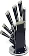Stainless Steel Knife Set 9 Pieces With 360 degree stand