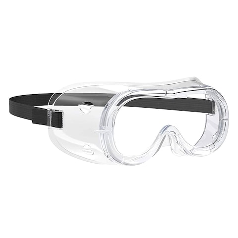 SAFETY CLEAR GOGGLES WITH BAND