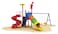 Rbwtoys Outdoor Play Toys Slide For Kids And Swing For Kids Playground Toys High Quality For Kids Activities Set Model No. RW-12044 Size 530&times;450&times;300cm