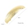Aiwanto 3pcs Gold Metal Barrette Elegant Different Design Fashion Hair Clamp Hair Accessories for Ladies