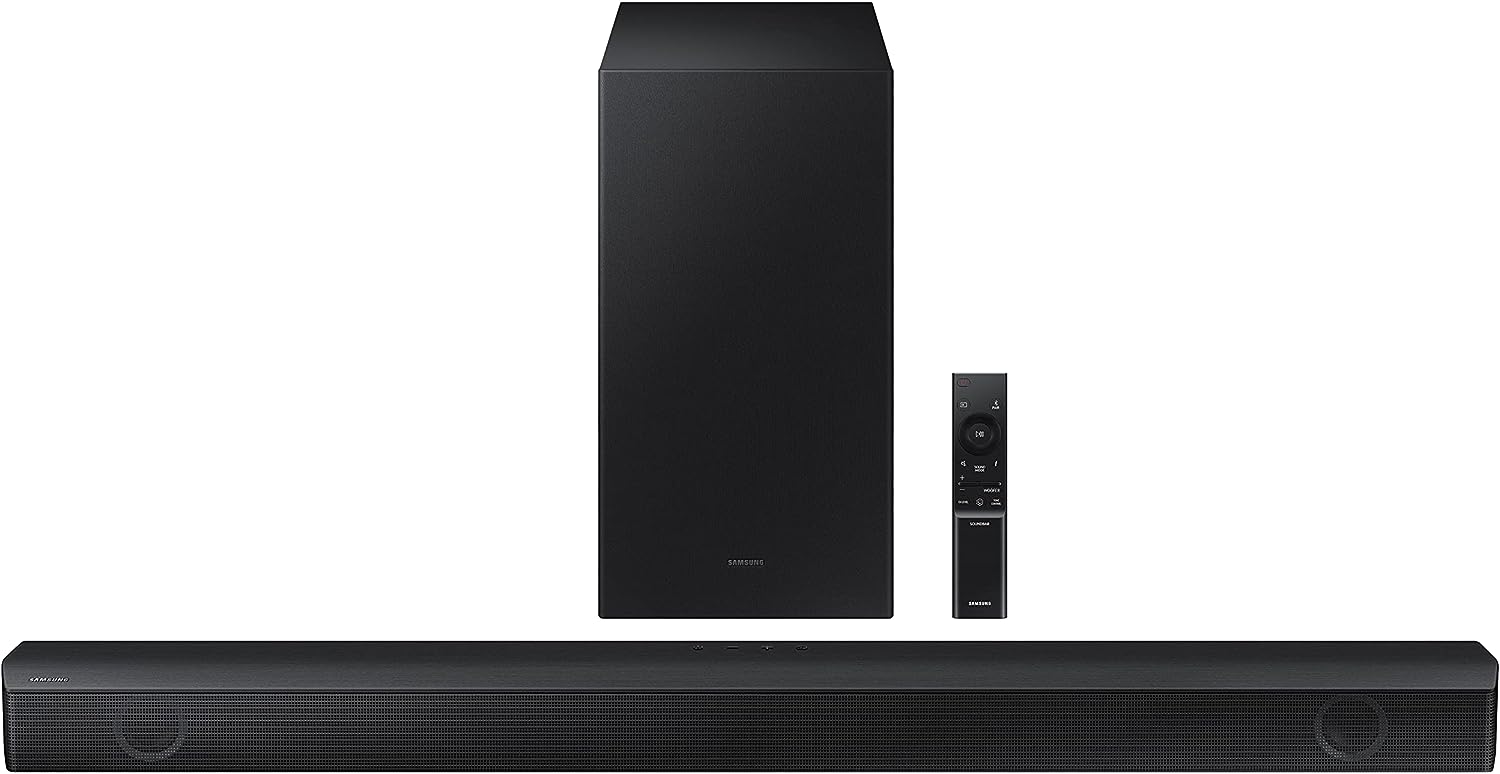 Samsung 2.1CH Wireless Soundbar With Dolby Audio/DTS Virtual:X In Built Subwoofer Bluetooth Connectivity Black - HW-B550/ZN