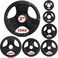 ULTIMAX 2 Pcs 1 Pair Olympic Plate Olympic Bumper Weight Plate, Rubber Barbell Weight to Protect Floor, Smooth Strength Training Plates for Weightlifting-2.5KG*2