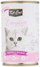 KitCat Kit Cat Complete Cuisine Wet Cat Food Chicken And Skipjack In Broth 150g, light purple and white