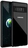 Ipaky Samsung Galaxy Note 8 Case, Clear Back, Black Frame