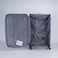VIPTOUR Set of 4 Light Weight  Polyester Jacqard Trolley Luggage With Number Lock, Charcoal- 20, 24, 28, 32 Inches