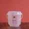 Royalford 5L Transparent Plastic Bucket With Lid- Rf11723 Polypropylene Bucket With A Lid And Steel Handle Break-Resistant, Light-Weight, Virgin Plastic, Perfect For Bathroom, Kitchen Transparent