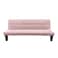 In House Asil 2 In 1 Sofabed Velvet Upholstered - Light Pink
