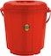 Royalford Plastic Bucket With Lid, 11L Bucket With Handle, Rf10683 Plasticware Leak Proof Bucket Sturdy, Long Lasting Design Ideal For Home, Garden, Diy Bucket, Assorted