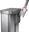 simplehuman 58 Liter / 15.3 Gallon Rectangular Dual Compartment Recycling Step, Brushed Stainless Steel with Soft-Close Plastic Lid Kitchen Trash Can