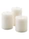 مجموعة شموع معطرة مكونة من 3 قطع ابيض 0.83 كجم