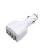Generic - 4-Port USB Car Charger White