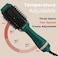 REBUNE RE-2513 1200W Hair Styler Hot Air Styler One-Step Volumizer Hair Dryer Brush Green