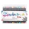 Beauenty - 20 Pieces Color Brush Pens Set Watercolor Brush Pen Color Markers For Painting Cartoon Sketch Calligraphy Drawing Manga Brush