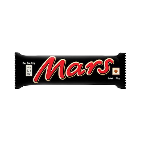 Mars Nougat And Caramel Filled Chocolate Bar - 51 gram