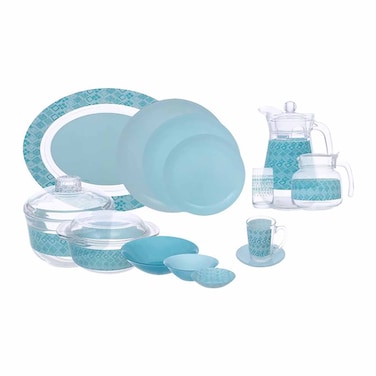 طقم اواني الطعام  من لومينارك، 76 قطعة - متعدد الالوان