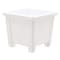 KENPOLY SQUARE PLANTER NO.1 WHT
