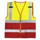 Taha Sj 4 Line Cloth 2 Col Yellow/Red 2XL