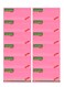 Fantastick 12-Piece Sticky Notes 3x5 Inch Size Neon Pink