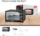 Impex OV 2901 1500W 35 Litre Electric Oven Toaster Grill With 60 Mins Timer Stainless Steel Rotisserie Function, Black