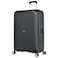 Eminent Hard Case Suitcase Trolley Luggage Set of 3 Polypropylene Lightweight 4 Quiet Double Spinner Wheels Travel Bags With TSA Lock B0002 Gray