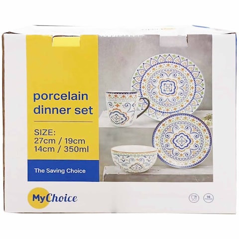 PORCELAIN DINNERWARE SET 16PCS 691