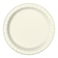 Round Paper Plates 16 Pieces Set, 9 inch Size, Ivory