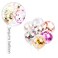 Generic-1Pc 12-inch Transparent Magic Latex Balloon Sequins Confetti Balloon Party Wedding Supplies