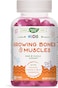 Nature's Way Kids Growing Bones &amp; Muscles With Calcium &amp; Vitamin D, Ages 2 And Over, Wildberry Flavor, 60 Count