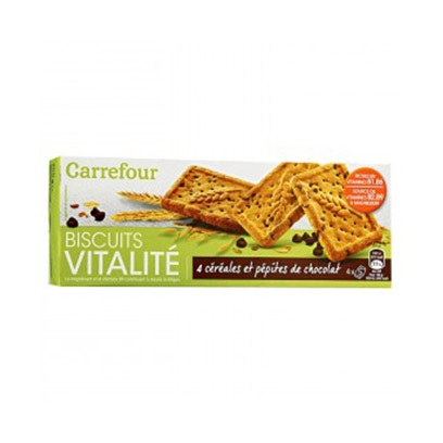 Carrefour 4-Cereal And Choc Chip 200G