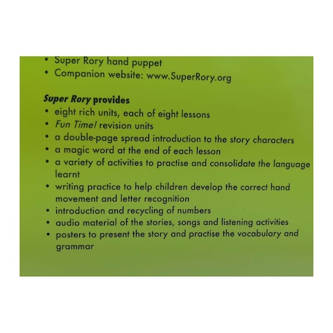 Super Rory 2 Writing Book