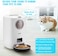 Rubik Automatic Pet Feeder with Clear Window, 4.5L Food Dispenser with 4 Meals Time Setting, 10s Voice Recording, LCD Display &amp; Portion Control for Dogs, Cats &amp; Small Animals