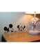 Spoil Your Wall Mickey Mouse And Minnie Mouse Pvc Wall Sticker Black 50X20cm