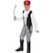 Smiffys Boy's Pirate Costume- Medium- Black/White