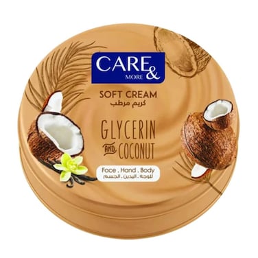 Care and More Soft Cream with Glycerin and Coconut - 125ml