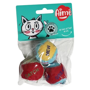 Agrobiothers Aime Gunny Ball Cat Toy 3 PCS