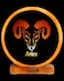 Geohoney Himalayan Salt Lamp - Zodiac Sign Aries